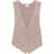 ALYSI Tricot Vest With Sequins BEIGE