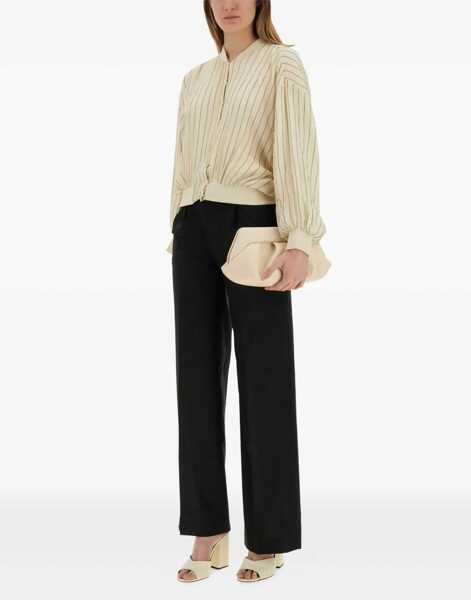 Bomber jacket ALYSI Silk Bomber Jacket IVORY Femei (BM 17538388) 2