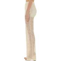 Pantaloni casual ALYSI Dama - Pantaloni casual ALYSI Wide Macram Pants BEIGE Femei (BM 17538403) - B-mall.ro