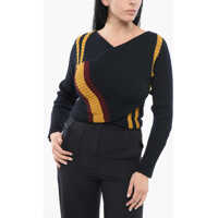 Pulovere Ribbed Deconstructed Sweater Femei