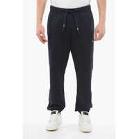 Pantaloni de trening Solid Color Cotton Joggers With Drawstring Waist Barbati