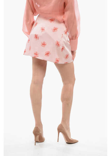 Fuste casual Kenzo Floral Wrap Skirt Pink Femei (BM 17538715) 2
