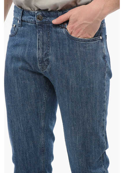 Blugi slim fit ETRO Slim Fit Dark Washed Denims 18Cm Blue Barbati (BM 17538832) 3