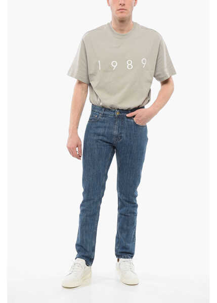 Blugi slim fit ETRO Slim Fit Dark Washed Denims 18Cm Blue Barbati (BM 17538832) 4