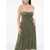Isabel Marant Pleated Elizabeth Dress Green