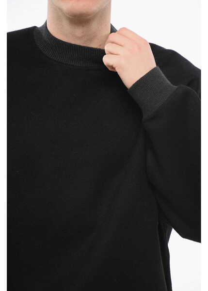 Bluze de trening FEAR OF GOD Crew Neck Loden Sweatshirt With Knitted Cuffs Black Barbati (BM 17538859) 3