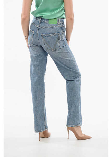 Blugi drepti Bottega Veneta Vintage Boyfriend Denims Blue Femei (BM 17538868) 2