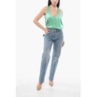 Blugi Bottega Veneta Dama - Blugi drepti Bottega Veneta Vintage Boyfriend Denims Blue Femei (BM 17538868) - B-mall.ro