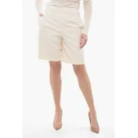 Pantaloni scurti Virgin Wool Tone Sur Tone Striped Shorts Femei