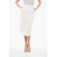 Fuste lungi Zulia Pencil Skirt With Pockets Femei