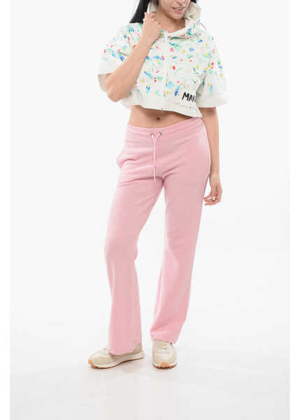 Bluze de trening Marni Short-Sleeved Splash Cropped Fit Hoodie White Femei (BM 17539135) 4