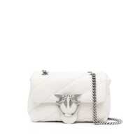 Genti de umar 'Love Classic Puff' White Shoulder Bag With Diagonal Maxi Quilting In Leather Woman Pinko Femei