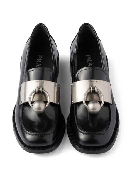 Mocasini Prada Prada Moccasters Black Femei (BM 17540070) 4