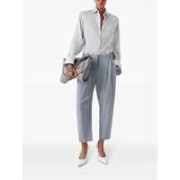 Camasi Stella McCartney Dama - Camasi Stella McCartney Stella McCartney Striped Silk Shirt WHITE Femei (BM 17540736) - B-mall.ro
