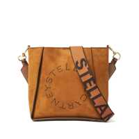 Genti de umar Beige Crossbody Bag With Front Ring Logo In Eco-Leather Woman Femei