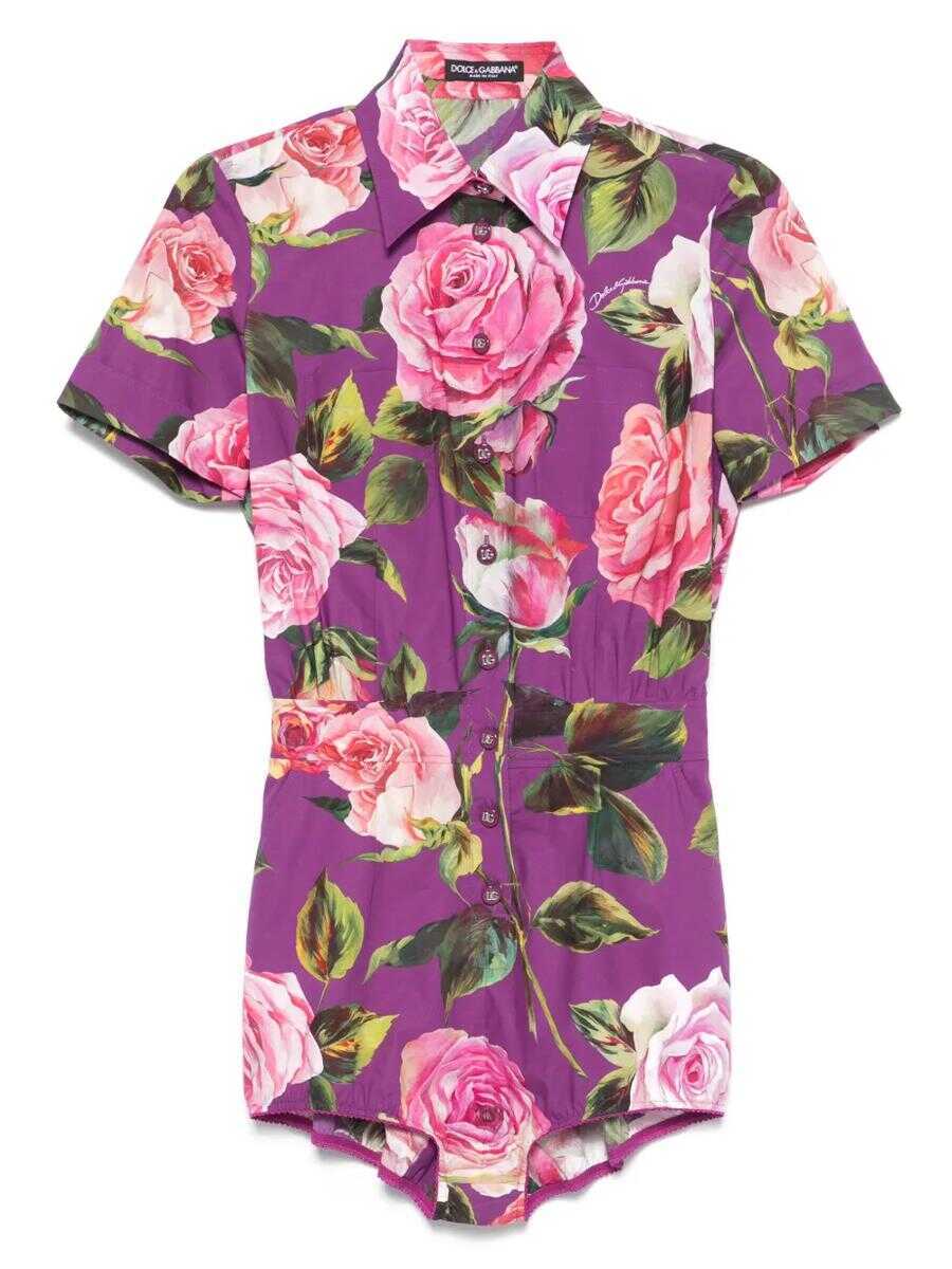 Rochii Dolce & Gabbana Dolce & Gabbana Floral Print Jumpsuit Multicolor Femei (BM 17541159) 1