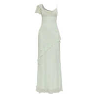 Rochii Self-Portrait Long Georgette Dress With Floral Applique Femei