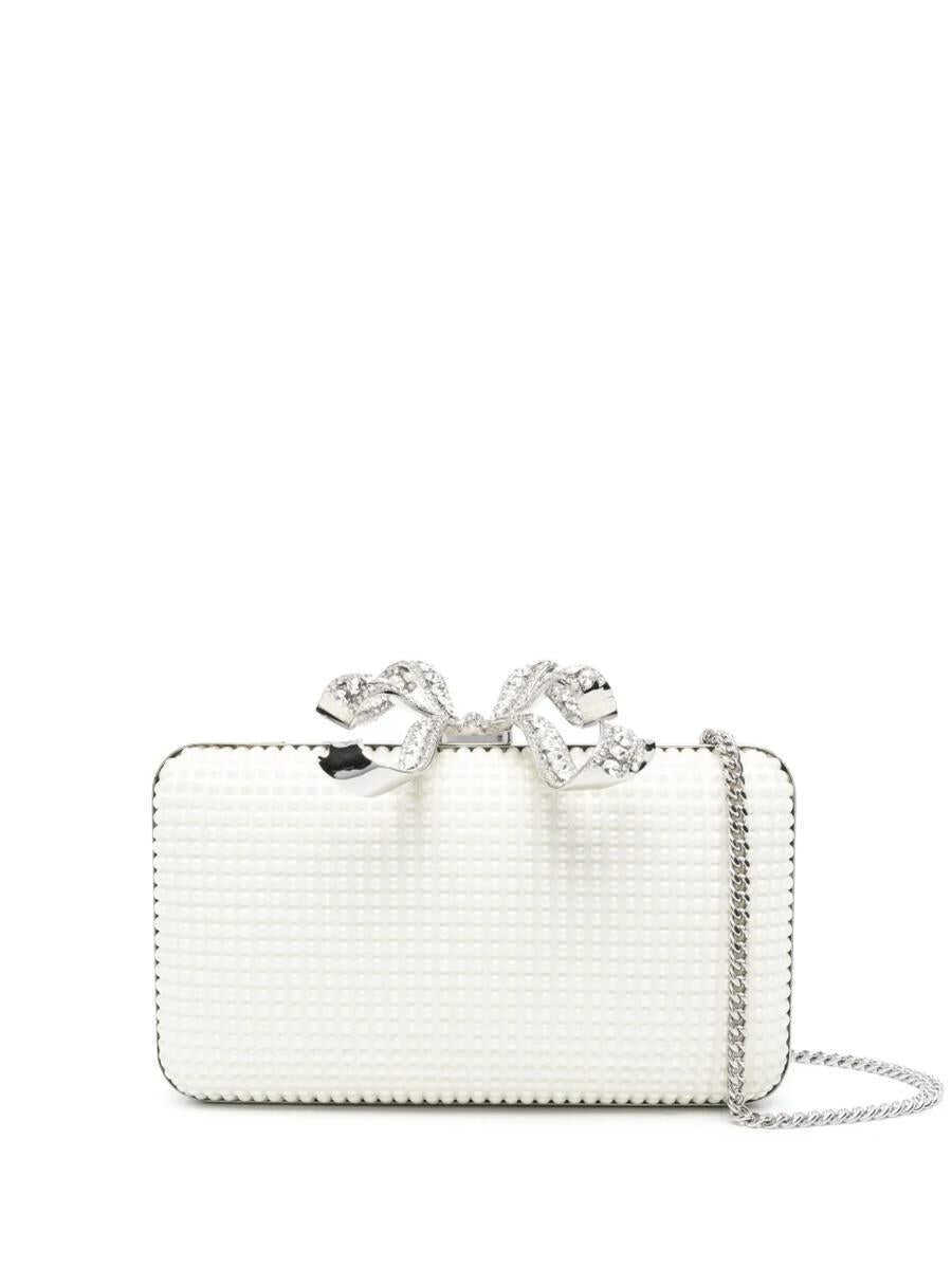 Genti de mana Self-Portrait Self-Portrait Pearl Clutch Beige Femei (BM 17541237) 1