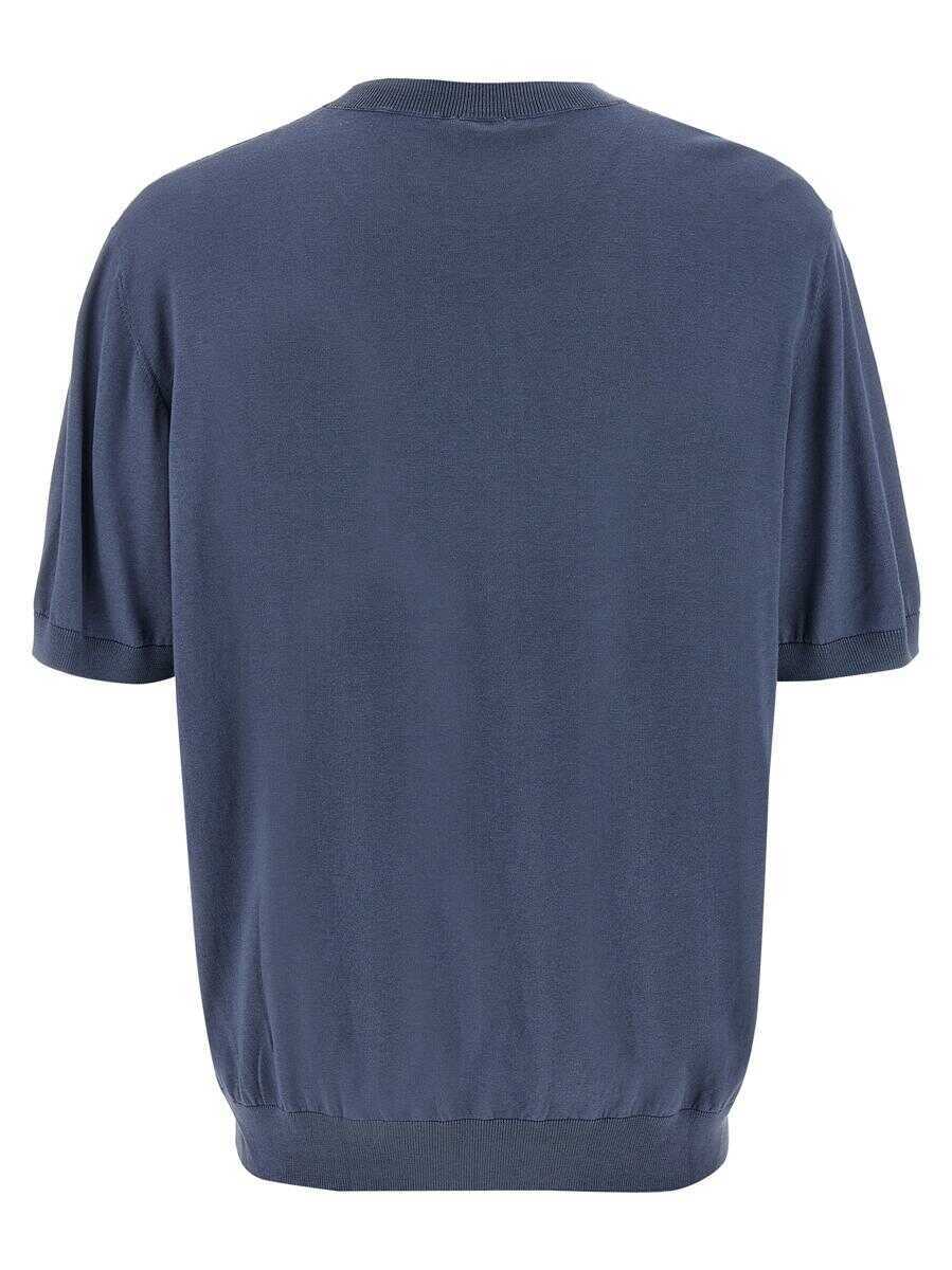 Tricouri Pal Zileri Pal Zileri Lozenge T-Shirt BLUE Barbati (BM 17541309) 2