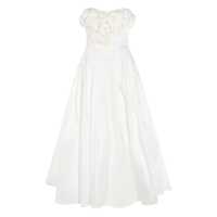 Rochii Elisabetta Franchi White Midi Dress Femei