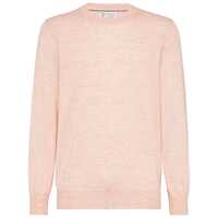 Pulovere Brunello Cucinelli Melange Effect Sweater Barbati