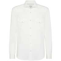 Camasi Brunello Cucinelli Linen Cotton Shirt Barbati