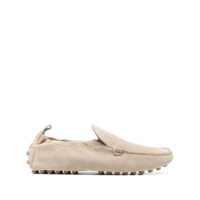 Mocasini 'Pantofolina' Beige Loafers With Pull-Tab At The Heel In Leather Woman Femei