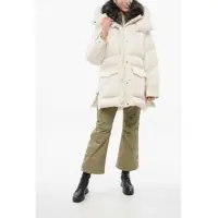 Geci de iarna Dama pagina 3 - Geci de iarna YVES SALOMON Army Quilted Down Jacket With Fur White Femei (BM 17544277) - B-mall.ro