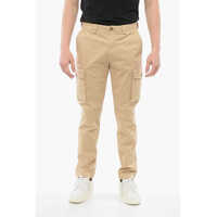 Pantaloni casual Stretch Cotton Cargo Pants With Belt Loops Barbati