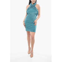 Rochii scurte Lurex Halterneck Dress Femei