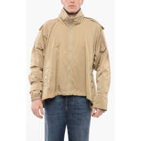 Geci Parka Bottega Veneta Tech Nylon Parka With Visible Stitichings