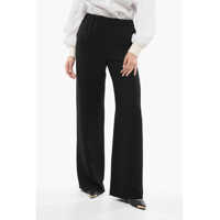Pantaloni casual Silk Palazzo Pants Femei
