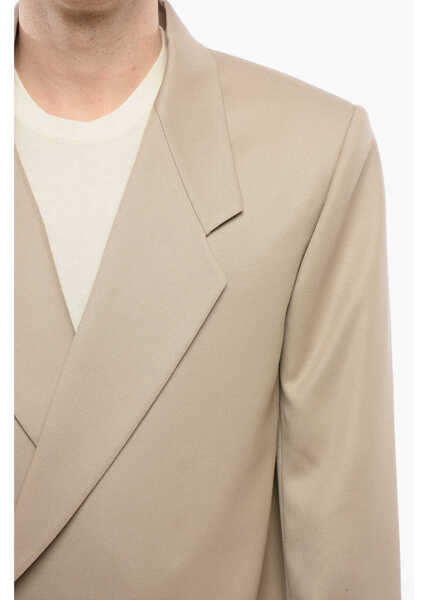 Sacouri FEAR OF GOD Double-Breasted Eternal Twill Wool Blazer Beige Barbati (BM 17544466) 3