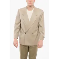 Sacouri FEAR OF GOD Double-Breasted Eternal Twill Wool Blazer