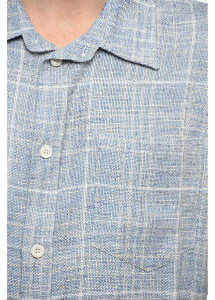 Camasi casual 1989 STUDIO Tweed Shirt With Back Printed Logo Light Blue Barbati (BM 17544469) 3