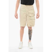 Pantaloni scurti Solid Color Nylon Cargo Shorts Barbati