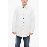 Jachete Cotton Quilted Overshirt With Flush Pockets Barbati