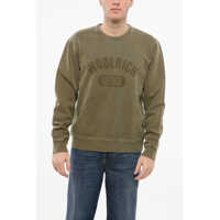 Bluze de trening Woolrich Brushed Cotton Crewneck Sweatshirt With Printed Logo