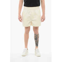 Pantaloni scurti Twill Cotton Shorts With Elastic Waistband Barbati