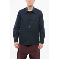 Camasi casual Cotton Pike Shirt With Contrasting Buttons And Breast Pocket Barbati
