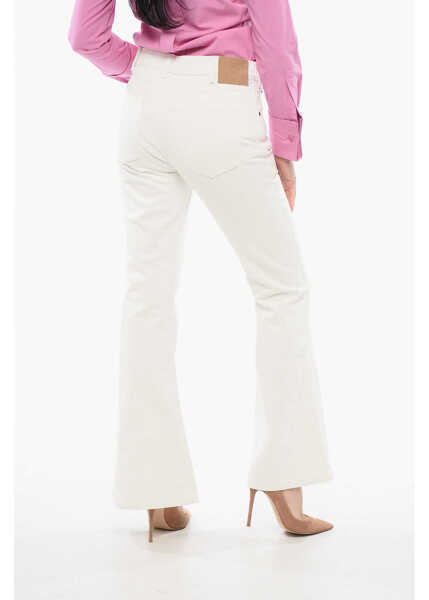 Blugi drepti Cline Cotton Bootcut Denims With Belt Loops 30Cm White Femei (BM 17544673) 2