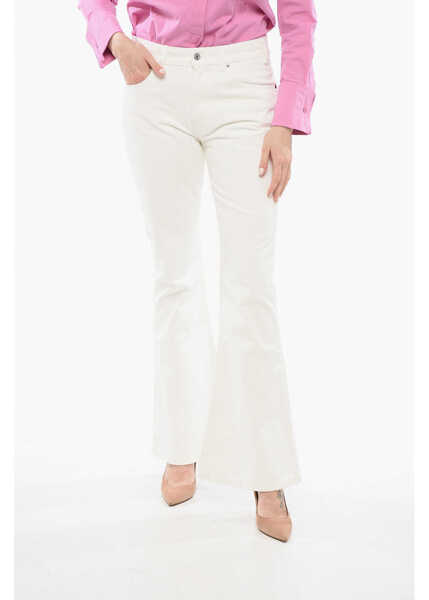 Blugi drepti Cline Cotton Bootcut Denims With Belt Loops 30Cm White Femei (BM 17544673) 1
