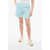Versace 1978 Re-Edition Brushed Jersey Shorts Light Blue