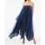 Armani Tulle Flared Dress Blue