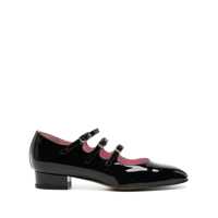 Pantofi cu toc 'Kina' Black Mary Janes With Straps And Block Heel In Patent Leather Woman Femei
