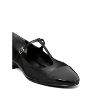 Balerini Tory Burch Dama - Balerini Tory Burch Black Ballet Shoes With Cap Toe And Low Block Heel In Patent Leather Woman Black Femei (BM 17545908) - B-mall.ro