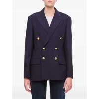 Sacouri Polo Ralph Lauren Double-Breasted Wool Blazer Femei