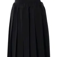 Imbracaminte Comme des Garçons Dama - Fuste Comme des Garons Comme Des Garons Pleated Midi Skirt Black Femei (BM 17546442) - B-mall.ro