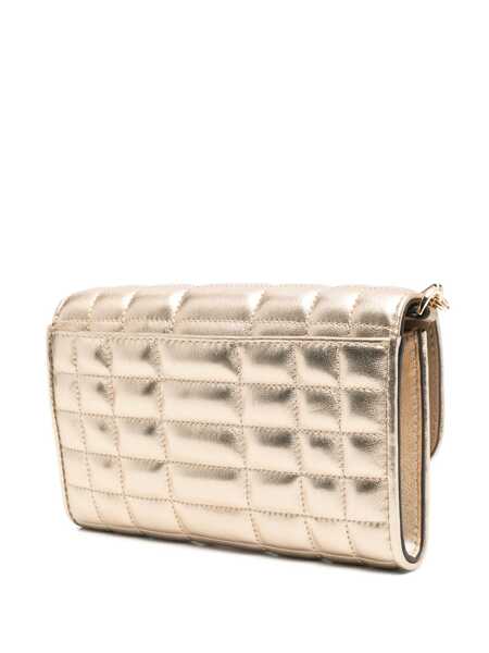 Genti de umar Michael Kors Tribeca Metallic Crossbody Bag With Logo Plaque On The Front And Chain-Link Leather Shoulder Strap In Leather Woman GREY... (BM 17546592) 3