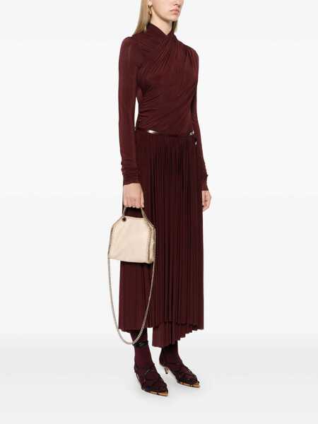 Genti de umar Stella McCartney Falabella Beige Crossbody Bag With Chain Shoulder Strap In Eco-Leather Woman Beige Femei (BM 17546655) 2
